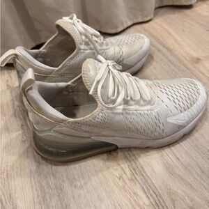 Nike 270s all white youth size 7 (women’s 8)